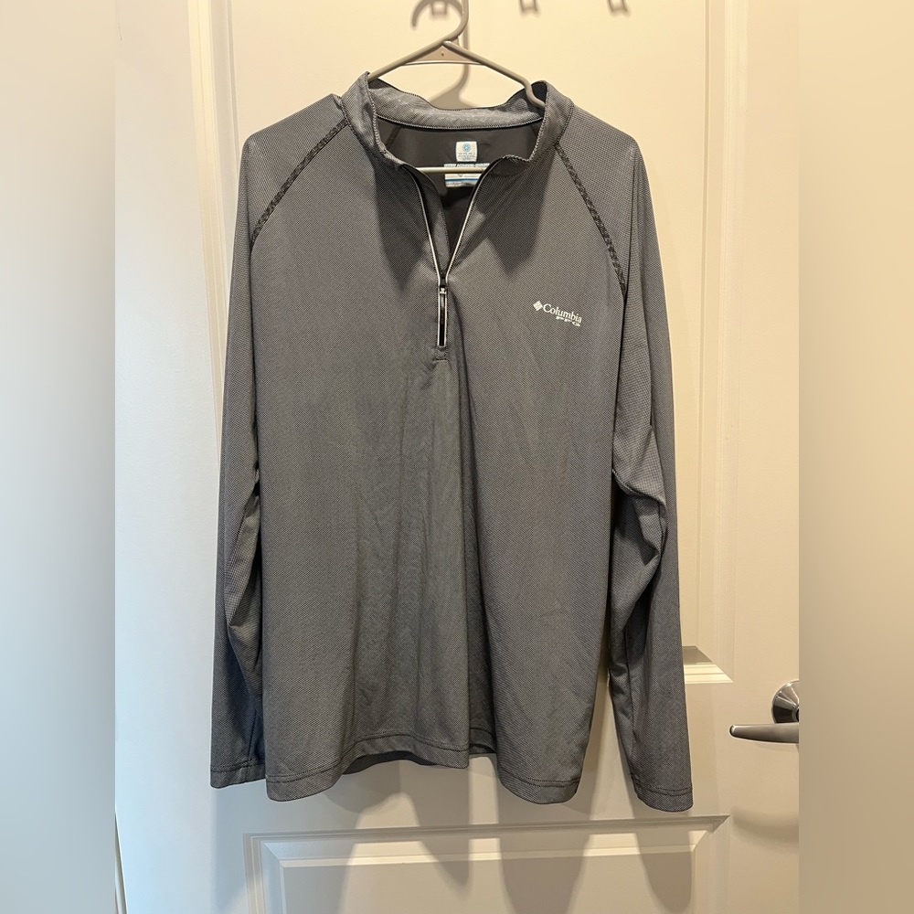 Mens Columbia PFG quarter zip
